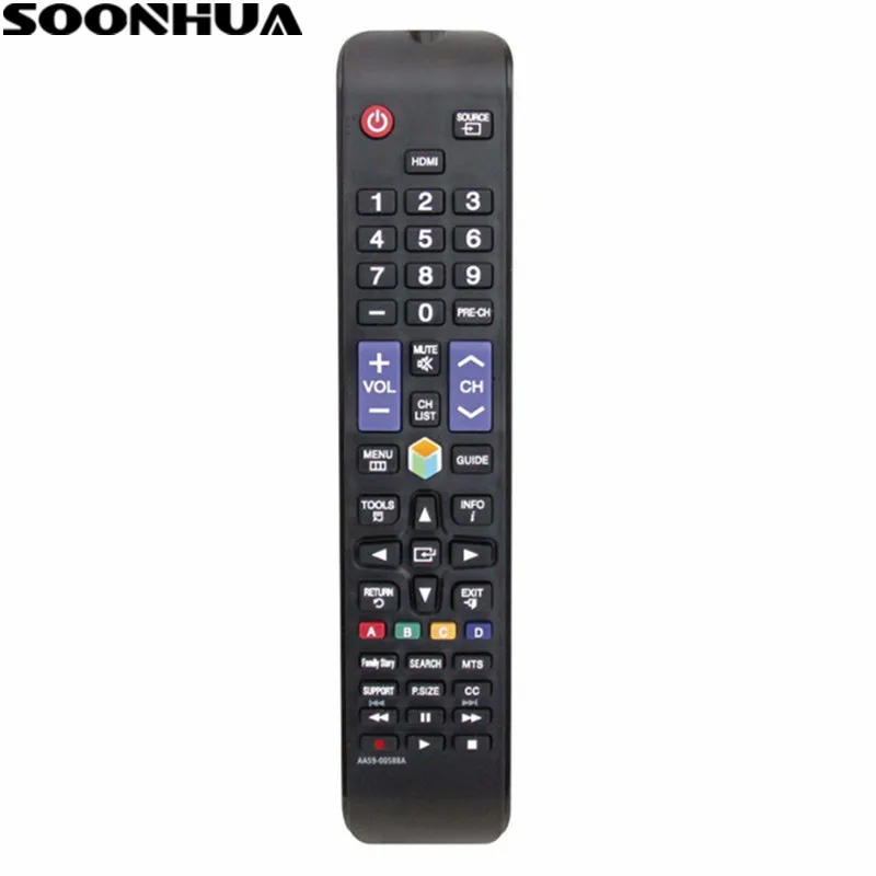 

SOONHUA Universal Smart Remote Controller Replacement for Samsung HDTV Smart Digital TV Control LED LCD UN32EH4500 UN46ES6100F