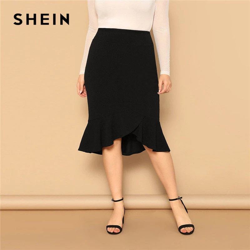 asymmetrical bodycon skirt