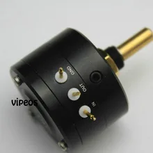 1 Pza. Potenciómetro atenuador de volumen Mono EIZZ 24 pasos 100K M24T-BH100K-700 65 dB para Audio HIFI DIY amplificador de tubo vintage