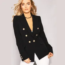 Woman Fashion Slim Suit Temperament Easy Time Short Tops Women’s Clothing Double Breasted 2019 Solid Loose Womens Blazers