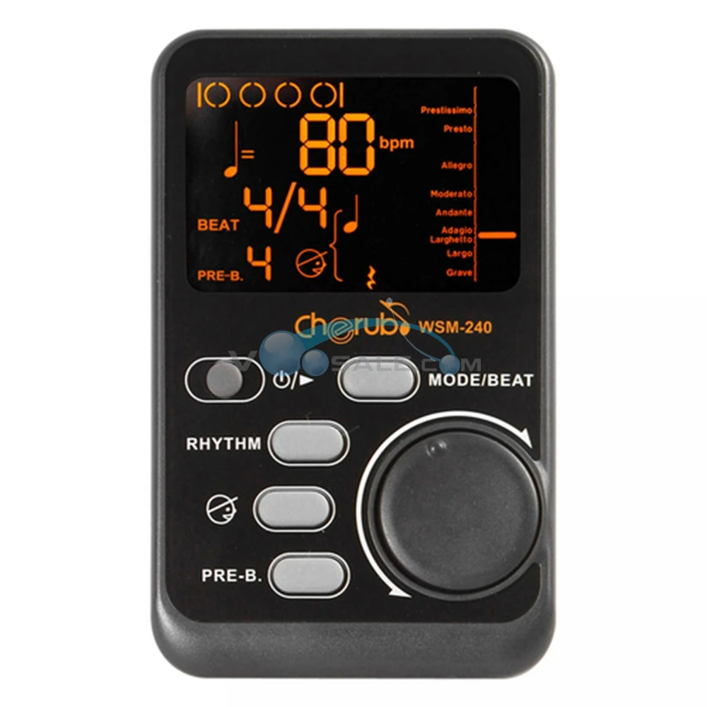 Cherub WSM 240 Portable Metronome Musical Digital Metronome Drum