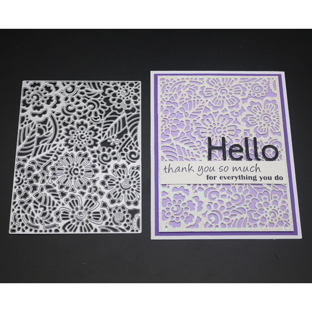 

Hollow Pattern Metal Cutting Dies Flowers Handcrafts Cut Die Stencils Craft Embossing Knife Mold For Photo Album Scrapbooking