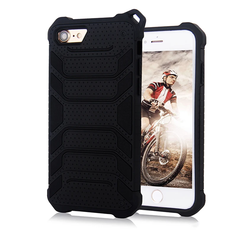 

New super military quality for iphone X 6 plus 6S plus 7 7plus 8 8plus case Combo anti-crash shell God of War protection