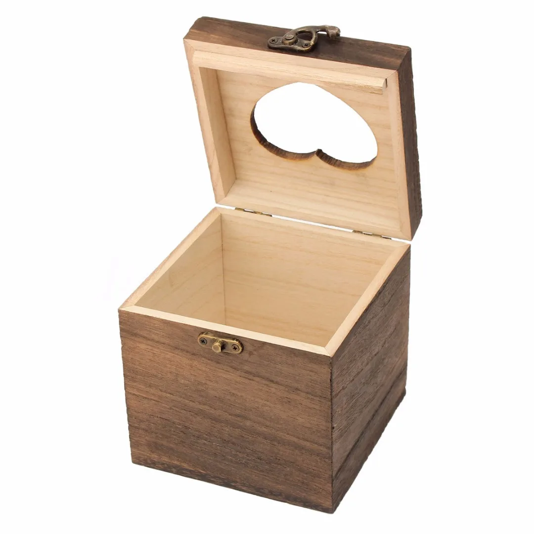 JX-LCLYL Retro Wooden Tissue Paper Box Case Cover Napkin Holder Bar Home Decoration New