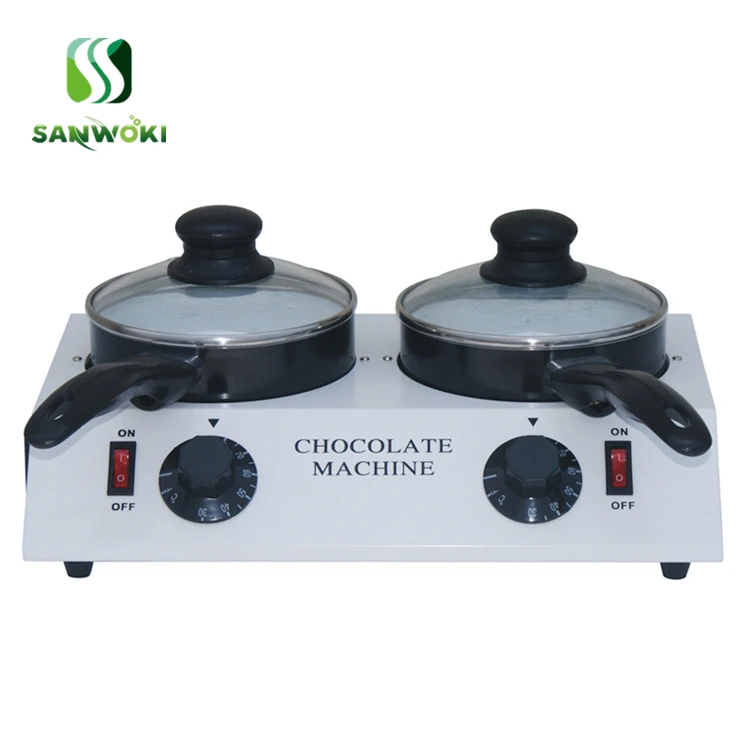 

Double cylinder chocolate melting furnace constant temperature chocolate melter machine butter machine commercial melting pot