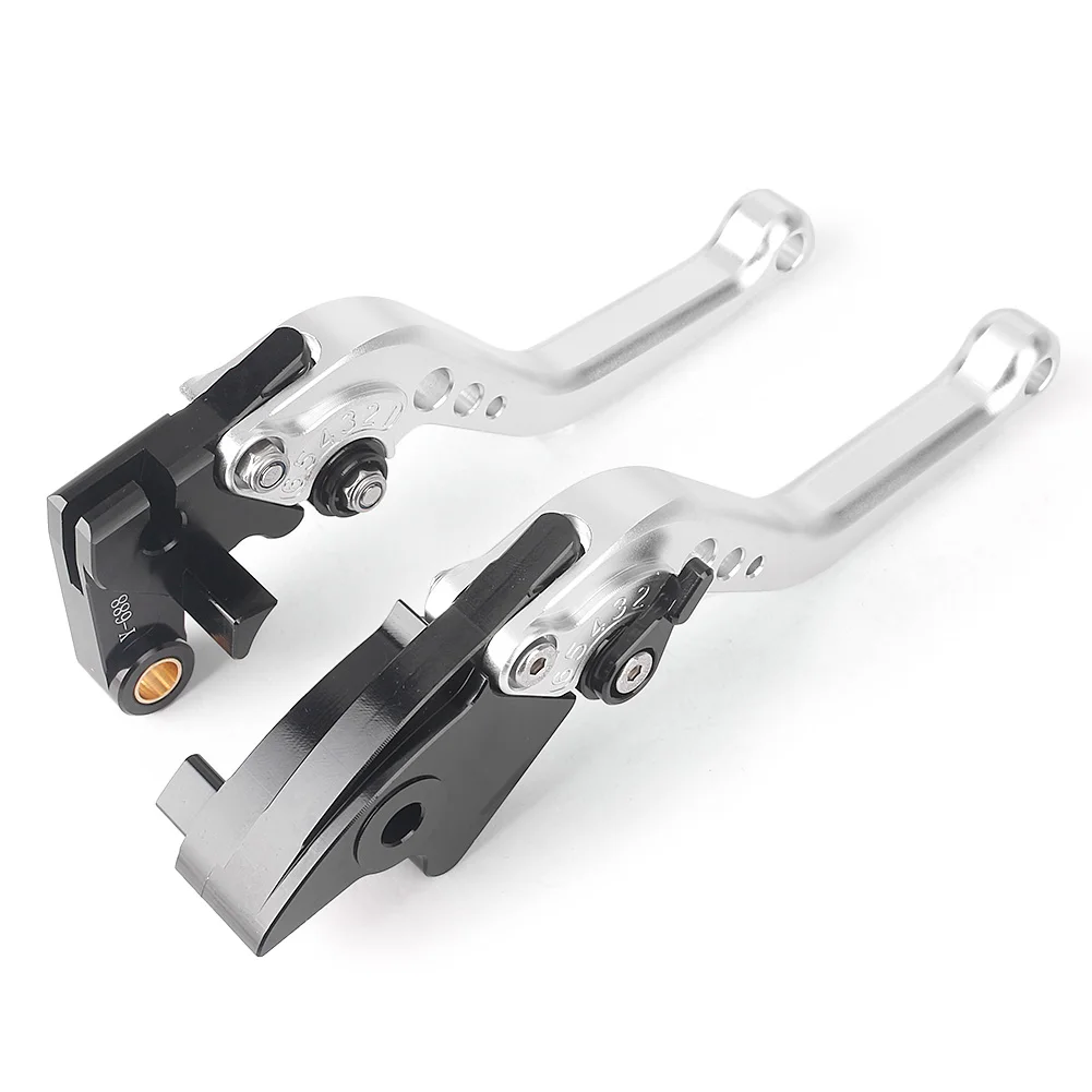 CNC Motorbike Brake Clutch Levers Short Adjustable For Honda CBR954RR CBR600RR F5 /CBR 954RR 600RR Motorcycle Spare Parts Accessories Aluminum