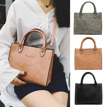 

Sewn thread handbag lady evening bag retro patent leather shoulder bag female 2020 New floral large capacity handbag