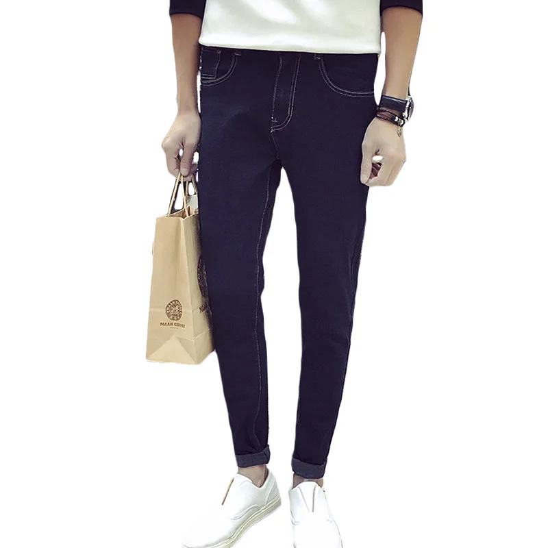 Taddlee Brand Classic top designer straight men jeans Europe America style denim jeans man slim skinny