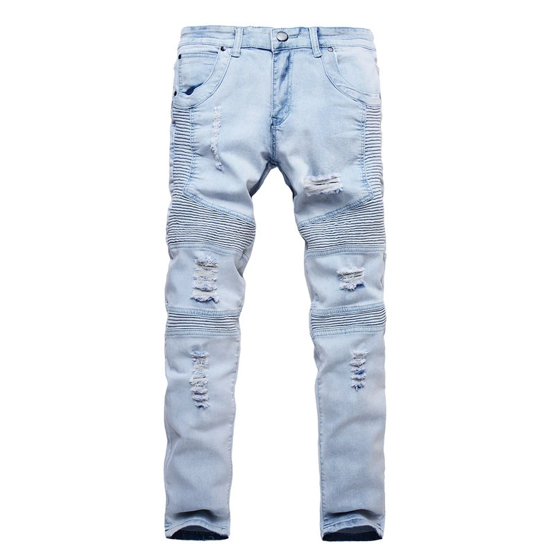 pleated mens jeans