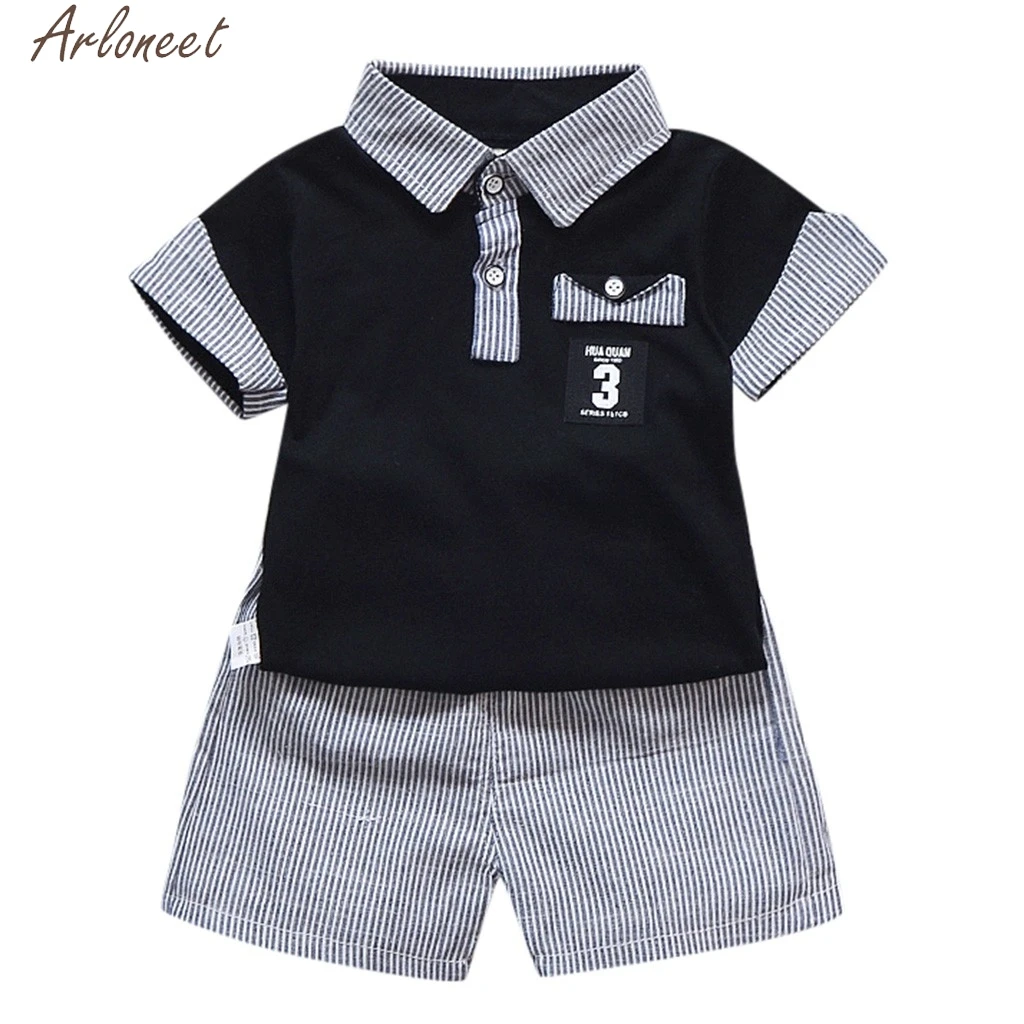 Toddler Baby Boy Blouse T shirt Tops Short Pants Overalls Outfit Children/'s Gift