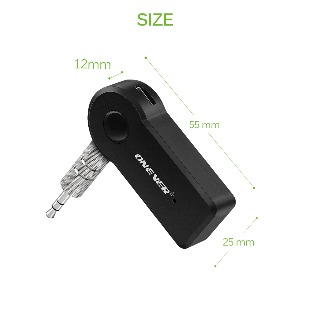 Беспроводной автомобильный Bluetooth приемник адаптер 3,5 мм Aux стерео усилитель музыки Hands-freeHome автомобильный Bluetooth аудио адаптер для динамика