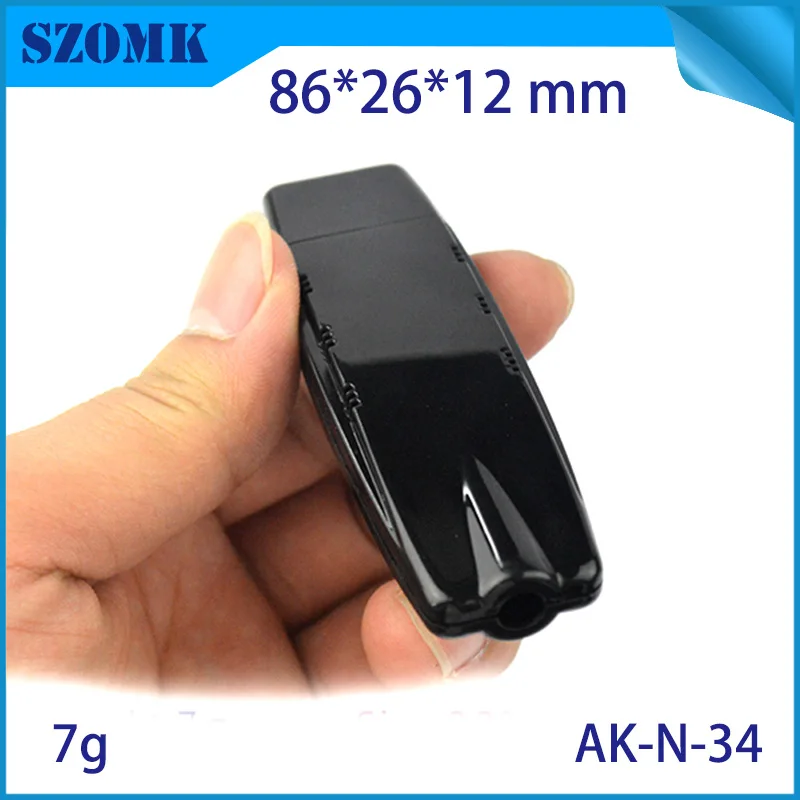 

1 piece, 86*26*12mm black usb enclosure flash drive control shell plastic case small electronics plastic project usb box