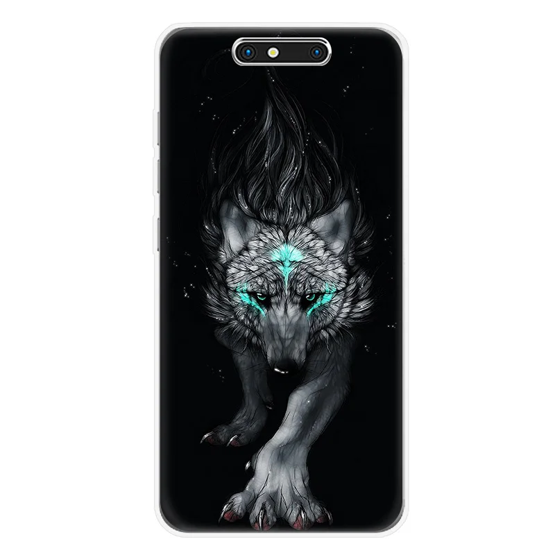 Чехол для телефона ZTE Blade V7 lite V8 mini A910 A602 A610 A520 A512 Axon7 Z10 черный волк Лев Мягкая