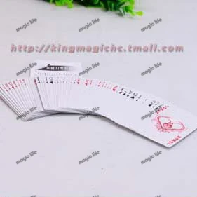 

Stripper Deck Trapezium Card magic Narrow and wide card poker set magic tricks magic props 2pcs each lot