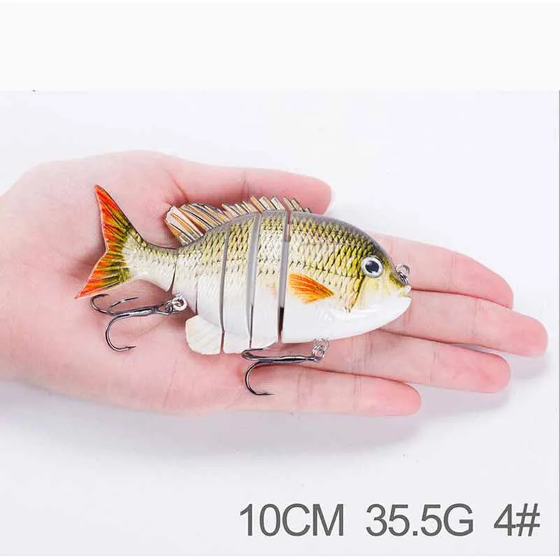 2018 горячая Распродажа рыболовные приманки Swimbait снасти 10 см 35 5 г Multi Составник 6