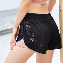 MECHCITIZ быстросохнущие спортивные беговые шорты для женщин свободный широкий пояс фитнес-шорты для тренировок со шнуровкой Средняя Талия спортивные шорты для бега