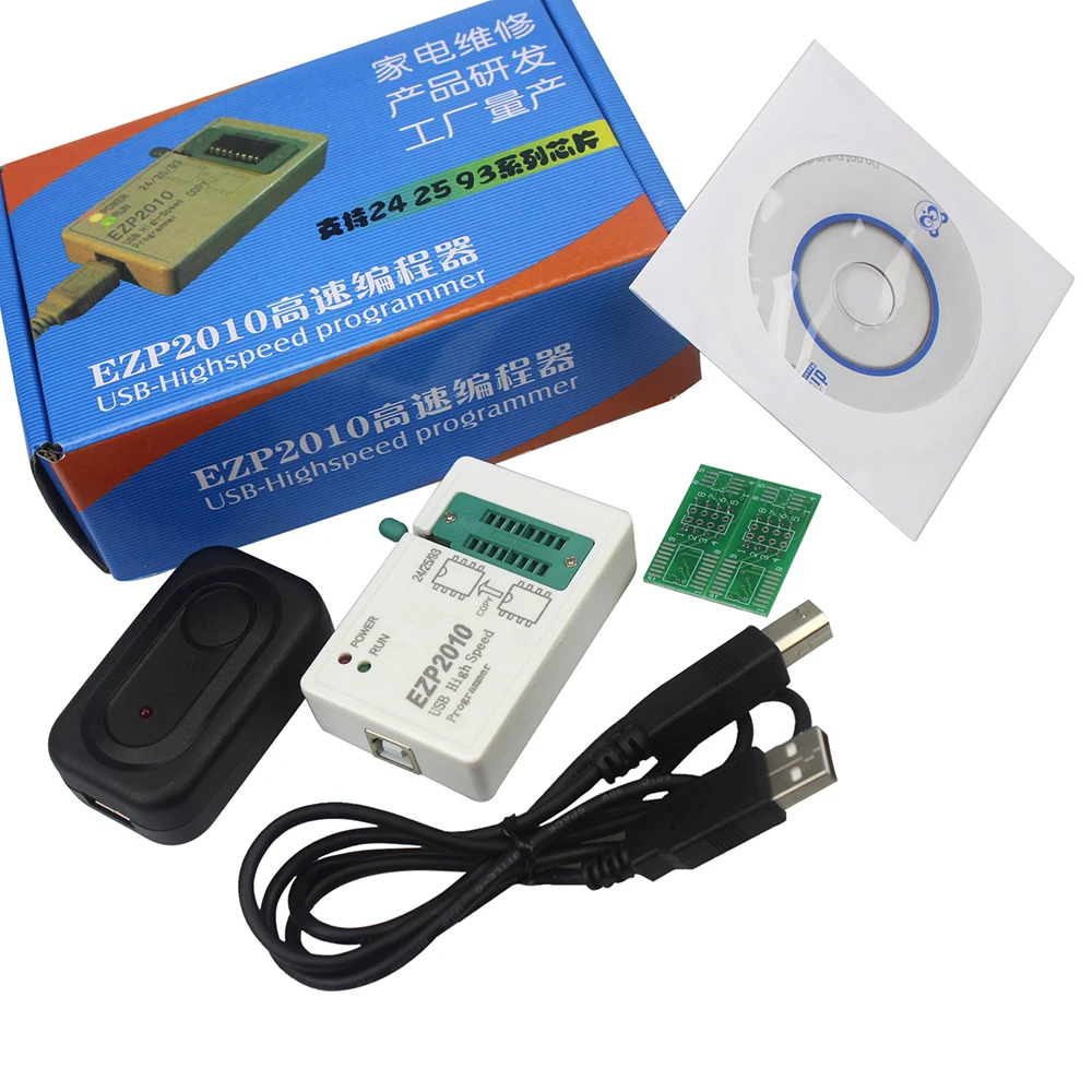 

EZP2010 High-Speed USB SPI Programmer Support24 25 93 EEPROM 25 Flash Bios Chip