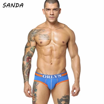 

2020 Fashion Brand Briefs Cotton Cueca Gay Underwear Male Pants G-String Jockstrap Convex Pants Sexy Men Underwear Dropshipping