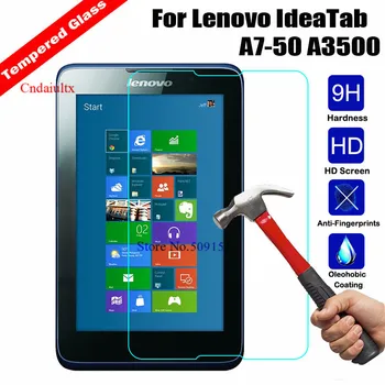 

For Lenovo Tab A7-50 Real Tempered Glass Screen Protector 2.5 9h Protective Film on A3500-H A3500-F A3500 A7 50 7 inch