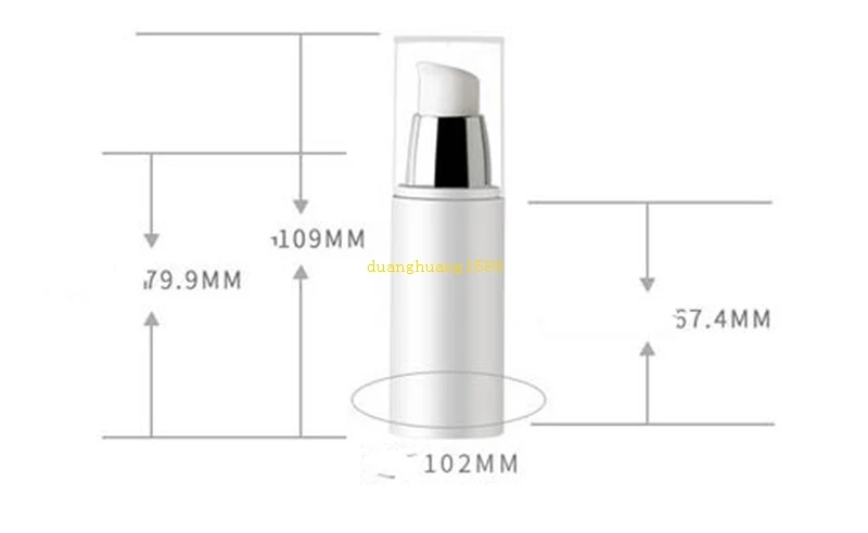 30 мл Белый вакуум бутылочка для лосьона путешествия портативный высокого класса косметическое бутылки пресс-пустая бутылка #123123