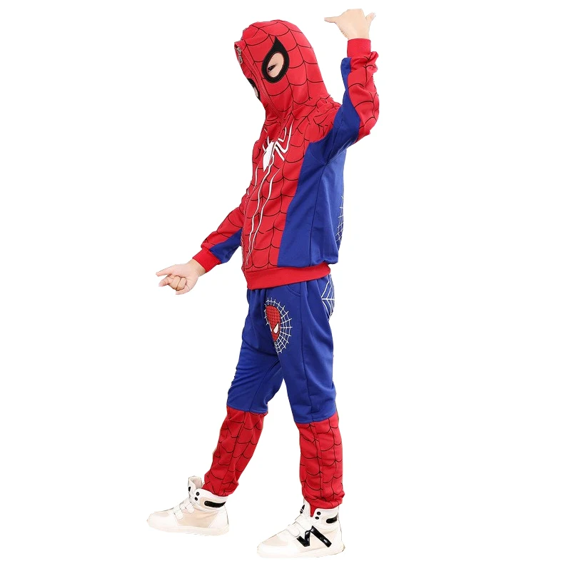 Spiderman Boys Clothing Sets Spring Full Sleeve Spider Man Costumes