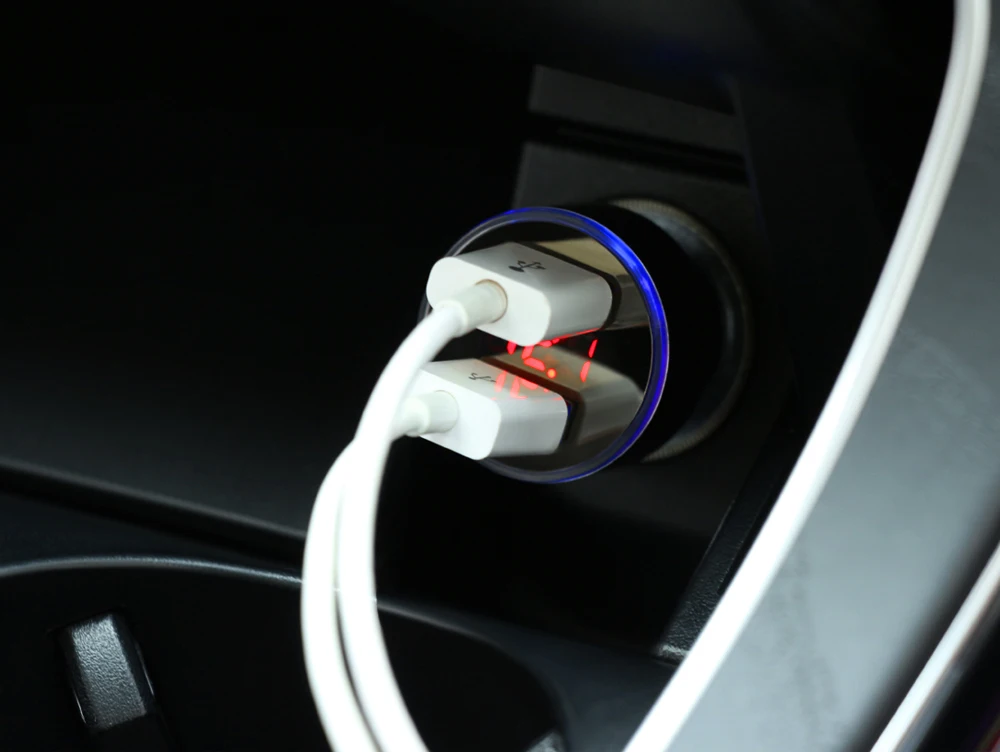 Мини USB Автомобильное зарядное устройство адаптер 3.1A для Ford Focus 3 Fiesta VW Passat B6 B7 B8 Toyota Avensis chr auris Skoda Rapid Fabia octavia