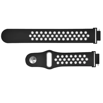 

Texture Two-color Silicone Wrist Strap For Huami Amazfit Verge Smart Watch With Buckle Strap Air Hole Sports Wristband