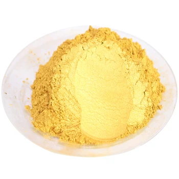 

super gold Pigment Pearl powder christmas decorations for home Automotive Coatings art craft for lea