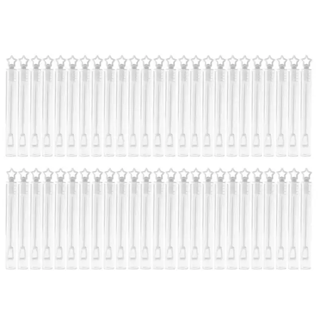 100pcs 60pcs Love Heart Wand Tube Bubble Soap Bottle Playing Fun kid Toy Wedding Decor Compact and Carry Convenient Empty Bottle 2