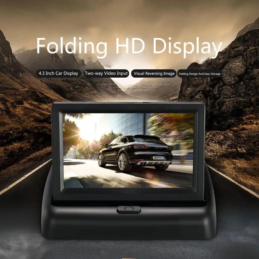 

2018 Hot Sale 4.3 Inch Folding Display + 1 Infrared Bus Rear View Camera Package Dropship 7.16