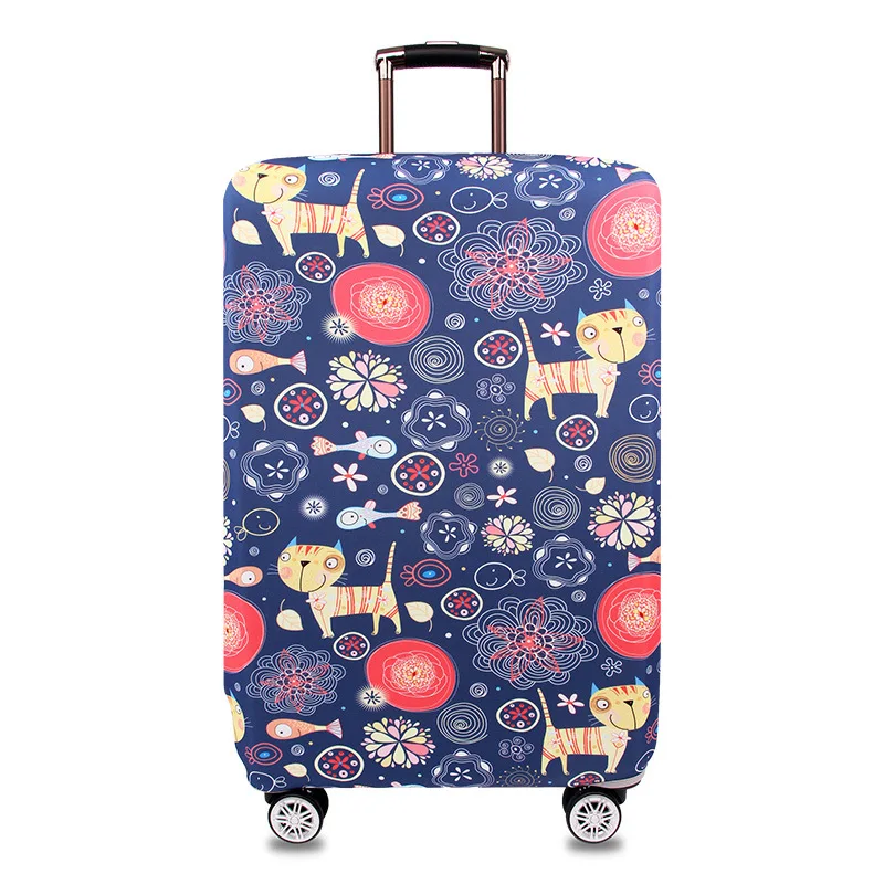 Толще стрейч ткань иллюстрации защитный чехол для чемоданов пыли багаж защитные чехлы туристические аксессуары, 18 до 3" Z50