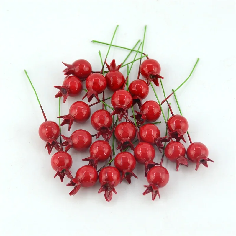 Mini Pomegranate Simulation Foam Plastic Fake Artificial Fruit and Vegetables House Party Kitchen Wedding Decoration 20Pcs artificial fruits and vegetables