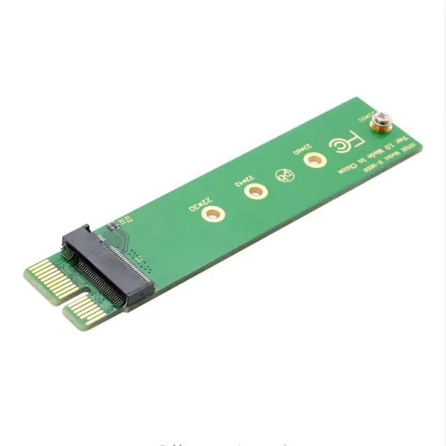 NGFF M key NVME AHCI SSD для PCI E 3 0 1x x1 Вертикальный адаптер XP941 SM951 PM951 960 EVO SSD|Компьютерные