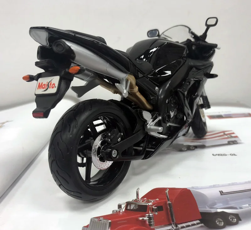 3 шт./лот Оптовая YJ 1/12 Весы мотоциклетные Игрушечные лошадки Yamaha YZF-R1 литья под давлением Металл мотоциклов Модель игрушки