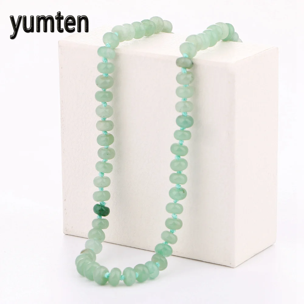 Женское украшение из натурального камня Yumten Aventurine пастельный ювелирный