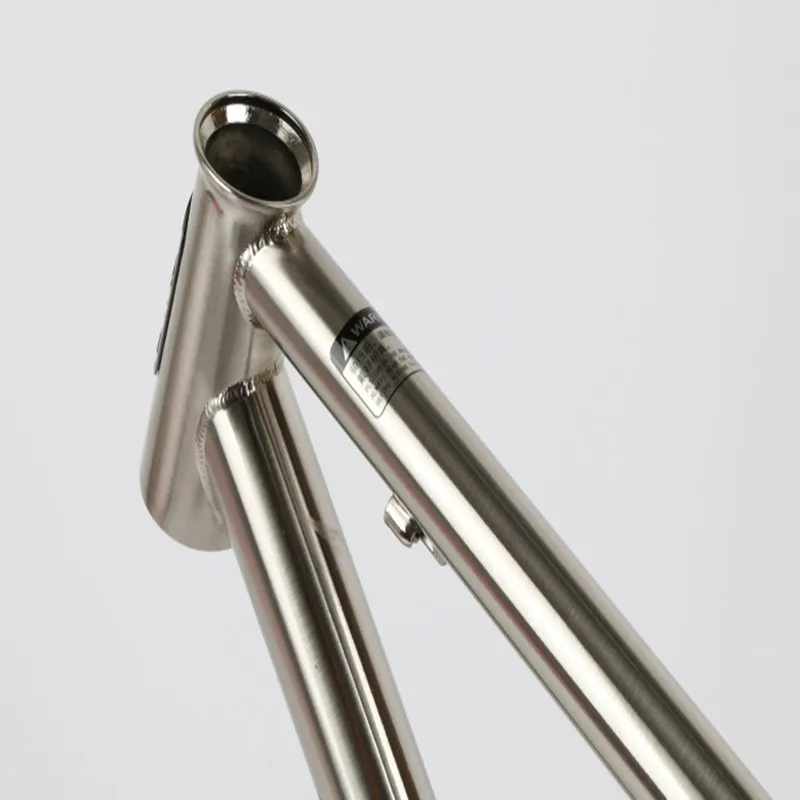 Perfect TSUNAMI Mtb Bicycle tapered header Steel Frame Mountain Bike silver Frame 26 "27.5" * 15.5-17 inch 3 Perfect TSUNAMI Mtb Bicycle tapered header Steel Frame Mountain Bike silver Frame 26 "27.5" * 15.5-17 inch 3