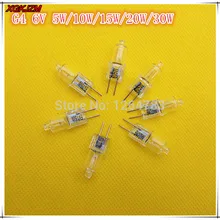 G4 6 V 5 Вт/10 Вт/15 Вт/20 Вт/30 Вт светодиодные лампы бусины Микроскоп оптический инструменты галогенная фара-прожектор лампы 10 шт./лот