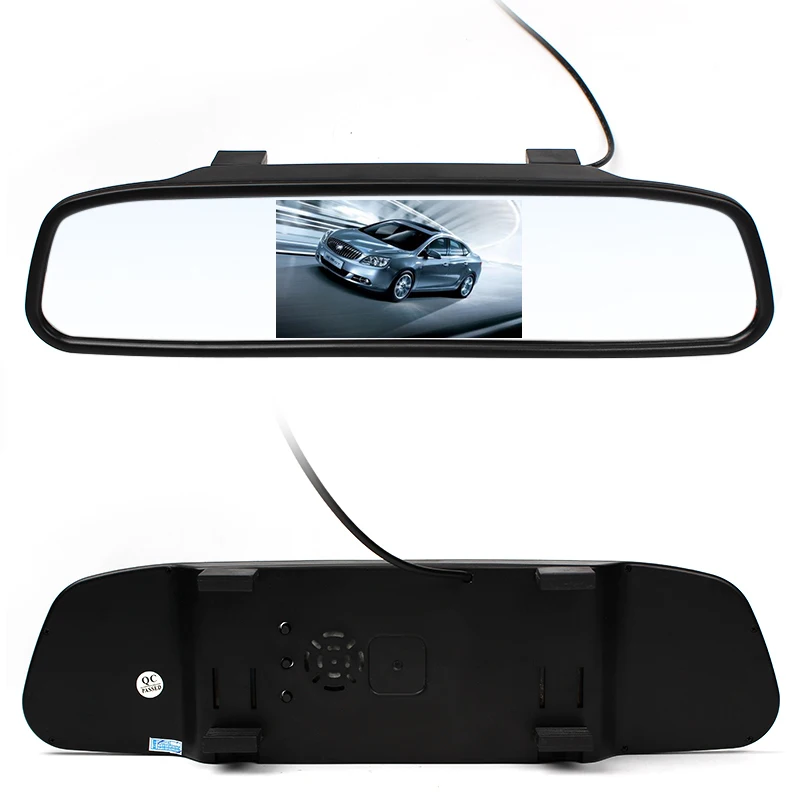 Hot 4.3 inch Car Lcd Rear Rear view Mirror Monitor monitor Camera CCD Video Auto Parking