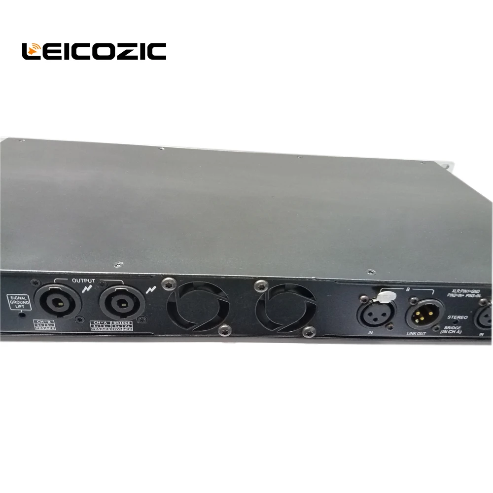 Leicozic DX2250 400 Вт усилитель RMS класса d усилитель 1u сценический аудио усилитель мощности Профессиональные аудио усилители коммутационные усилители