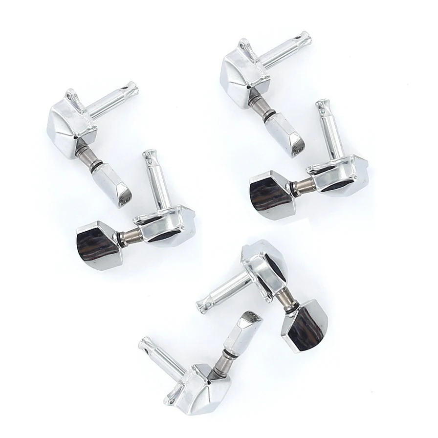 

2 PCS of (3 Pairs Semiclosed Guitar String Tuning Pegs Tuners Machine 3L + 3R)