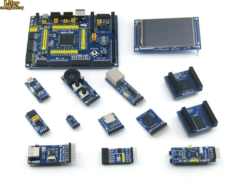 Плата STM32 STM32F103ZET6 STM32F103 Cortex M3 макетная плата + 12 шт. комплектов модулей аксессуаров