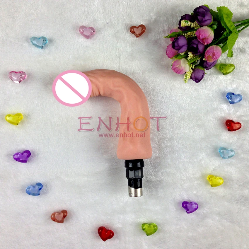 big size soft dildo with high-elastic keel Sex machine attachment sex toy simulation dildo for love machine ENHOT-C-33