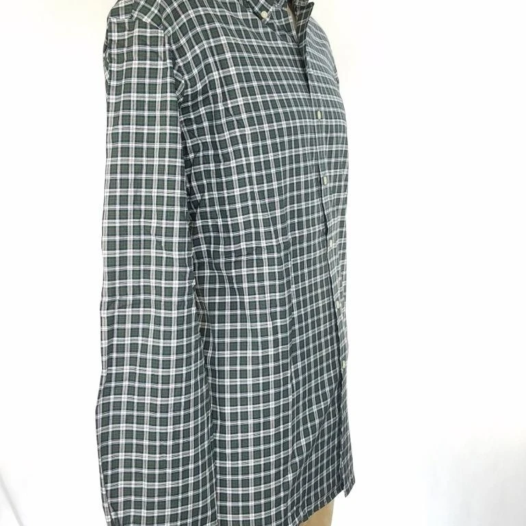 RALPH LAUREN MEN'S GREEN PLAID SPORT SHIRT 100% COTTON SZ XXL NWT $75 (3)