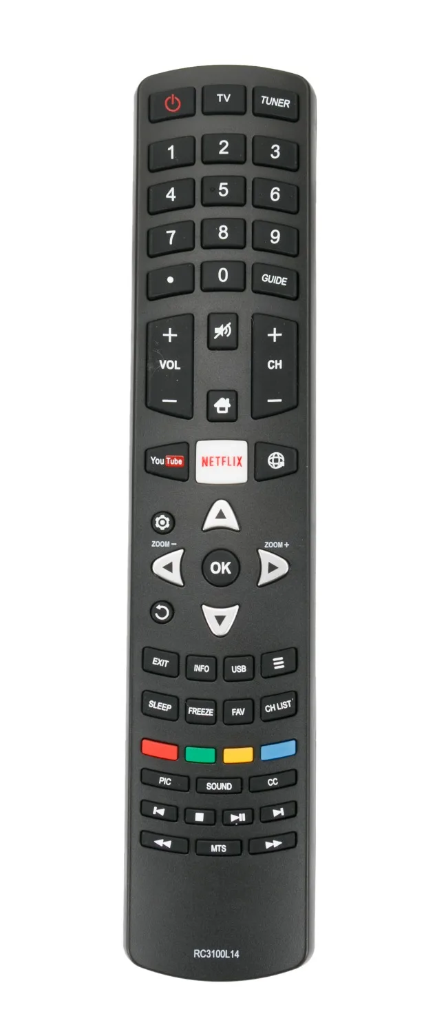 Nuovo Telecomando Tv Rc3100L14 Adatto Per Tcl Smart 55 "Led Full Hd Tv Muslim32 D2930 40 E5900Us 43 D2900 43 D2980U