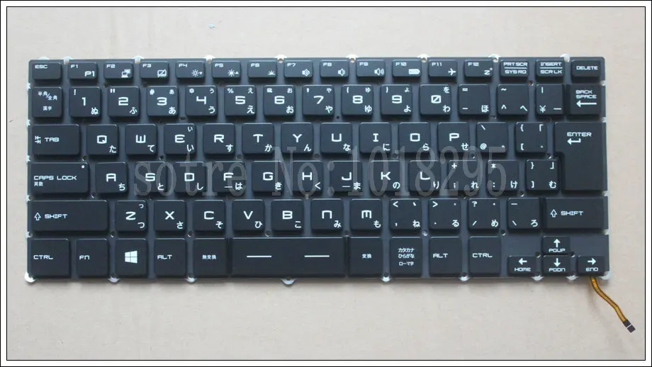 

NEW Japan Laptop Keyboard For for MSI Steelseries GS43 GS40 GS40-6QE81FD GS43VR JP Keyboard Backlit