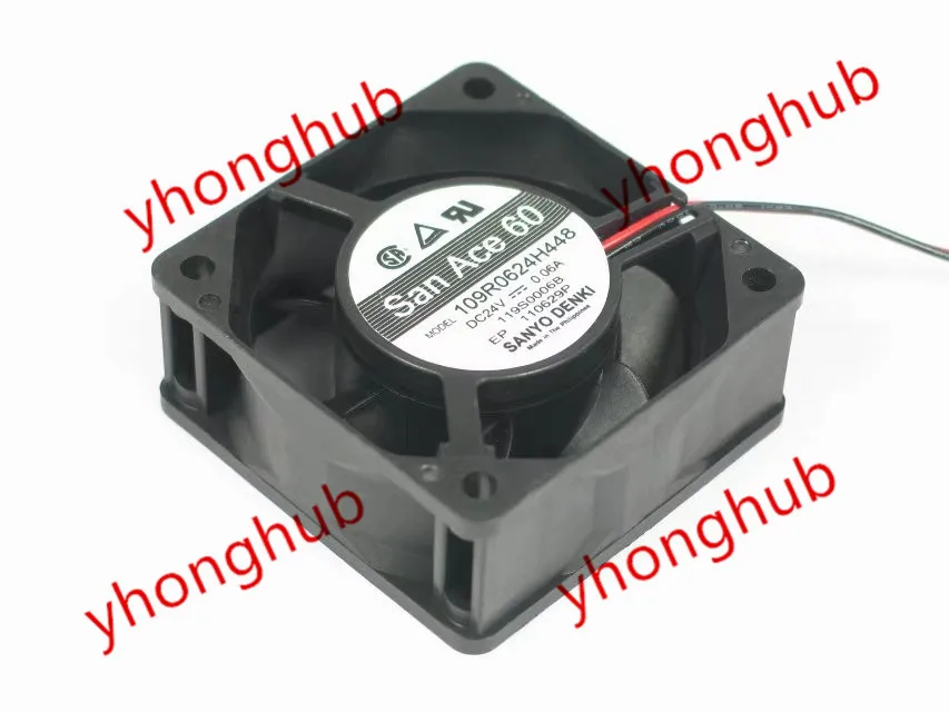 Вентилятор охлаждения сервера SANYO DENKI 109R0624H448 DC 24 В 0 06a 60x60x25 мм | Компьютеры и офис