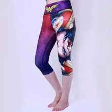 Wonder Woman, лайкра, спортивные обтягивающие штаны для велоспорта, 3/4, трико, шорты для девушек, для езды на велосипеде, для спорта на открытом воздухе, короткие штаны, без подкладки