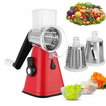 

Memoke Manual Vegetable Cutter Slicer Multifunctional Round Mandoline Slicer Potato Cheese Kitchen Gadgets Kitchen Accessories D