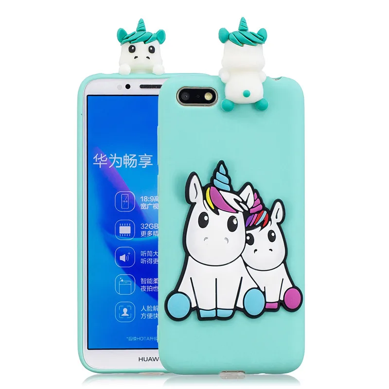 Мягкий Силиконовый ТПУ чехол для Huawei Y5 Y6 Y7 Prime 2018 Y9 2018|Бамперы| |