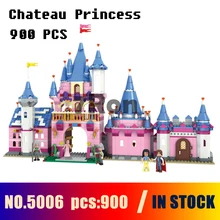 Совместимые модели друзей строительные игрушки 5006 900 шт. Шато Принцесса Королева дворца строительные блоки игрушки и хобби